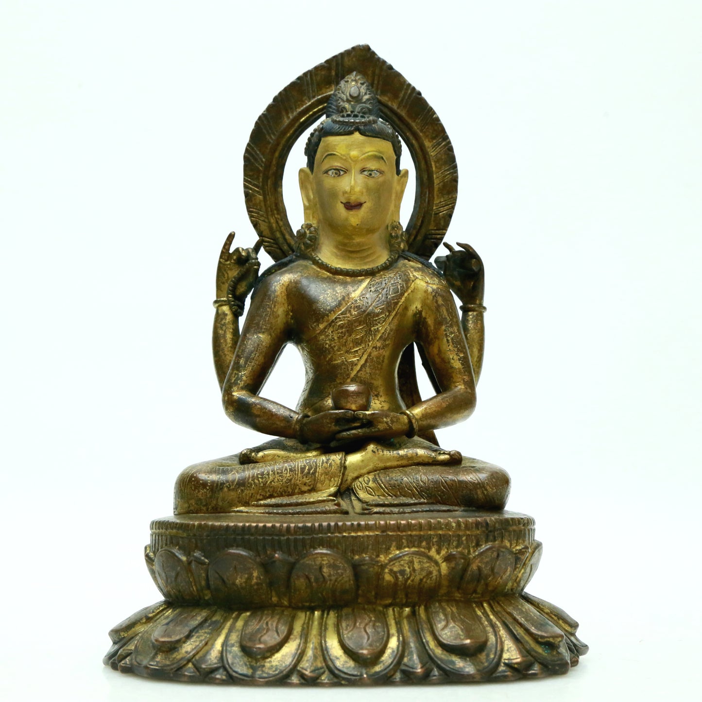 A Superb Gilt-Bronze Figure Of Tara
