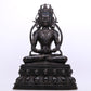 A Precious Bronze Silver-Inlaid Figure Of Amitayus