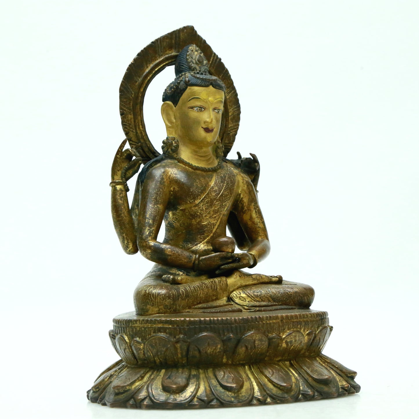 A Superb Gilt-Bronze Figure Of Tara