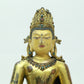 A Precious Gilt-Bronze Figure Of Longevity Buddha