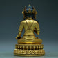 A Magnificent Gilt-Bronze Figure Of Kubera With Inscriptions