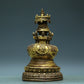 A Magnificent Gilt-Bronze Stupa