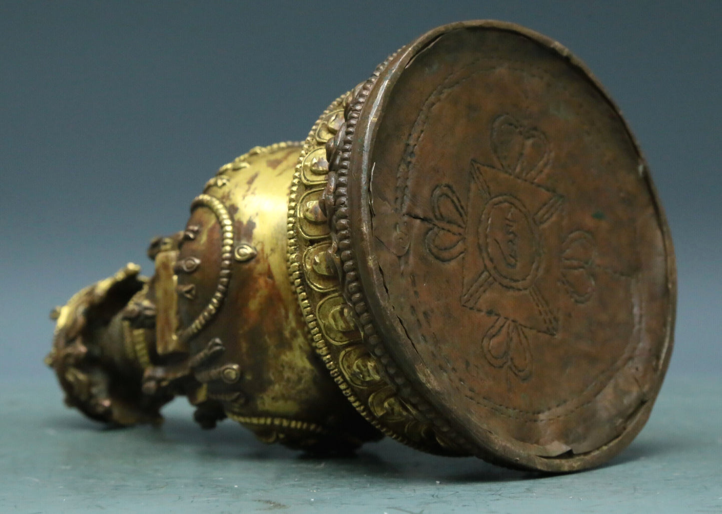 A Magnificent Gilt-Bronze Stupa