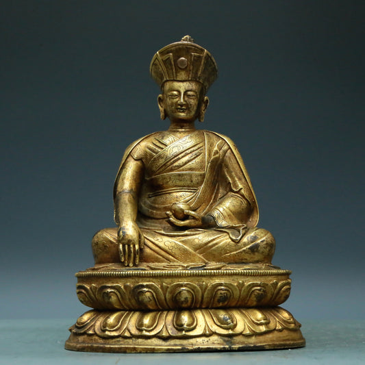 A Magnificent Gilt-Bronze Figure Of Brog.Mi