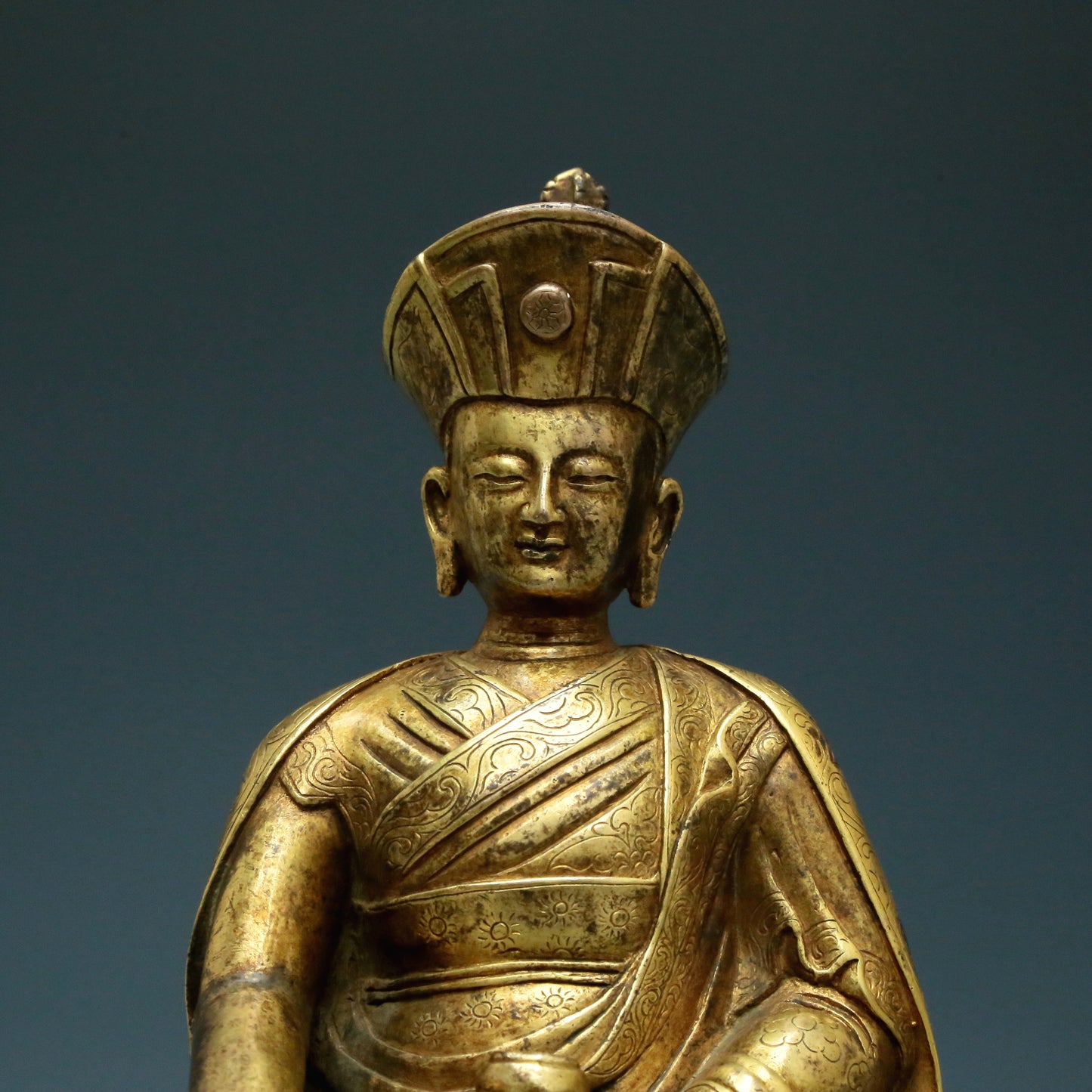 A Magnificent Gilt-Bronze Figure Of Brog.Mi