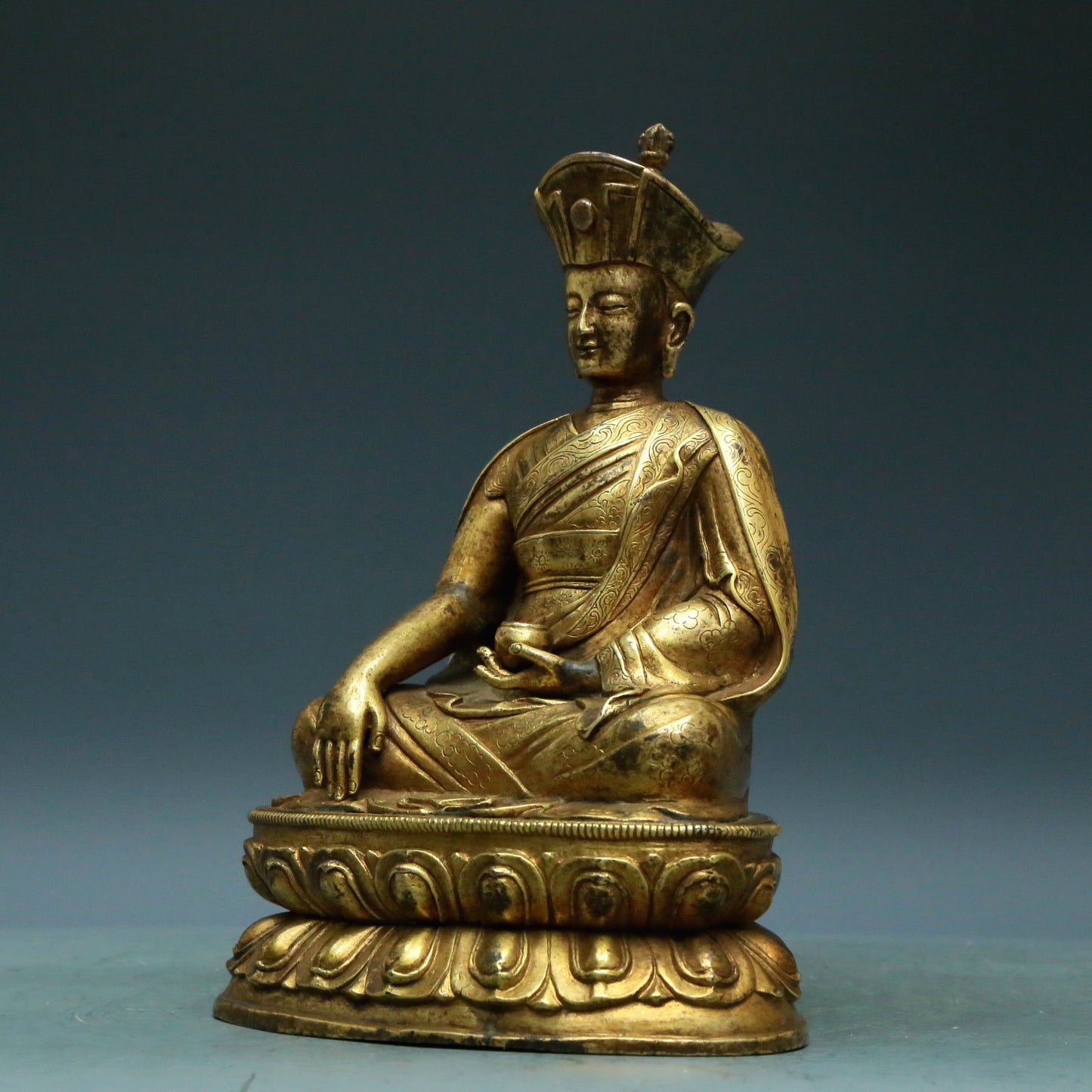 A Magnificent Gilt-Bronze Figure Of Brog.Mi