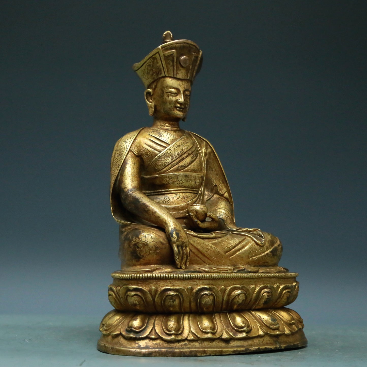 A Magnificent Gilt-Bronze Figure Of Brog.Mi