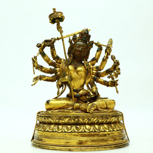 A Superb Gilt-Bronze Figure Of Dakini