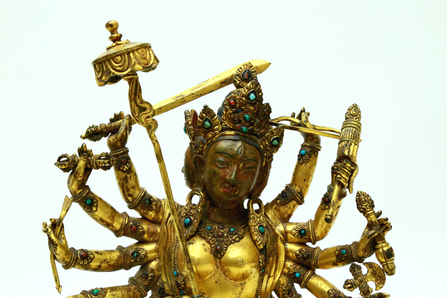 A Superb Gilt-Bronze Figure Of Dakini