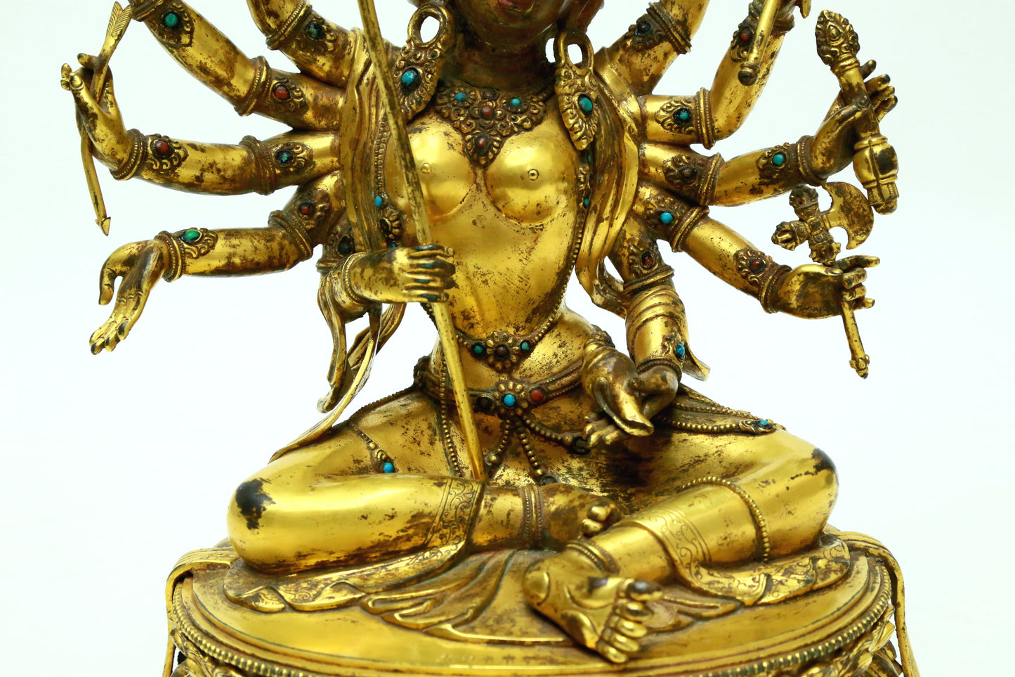 A Superb Gilt-Bronze Figure Of Dakini