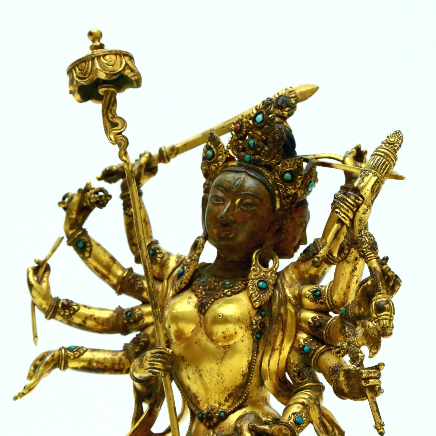 A Superb Gilt-Bronze Figure Of Dakini