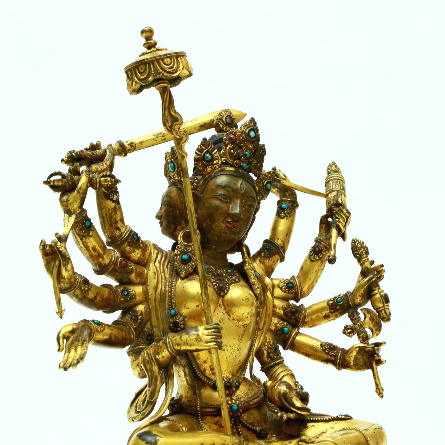 A Superb Gilt-Bronze Figure Of Dakini
