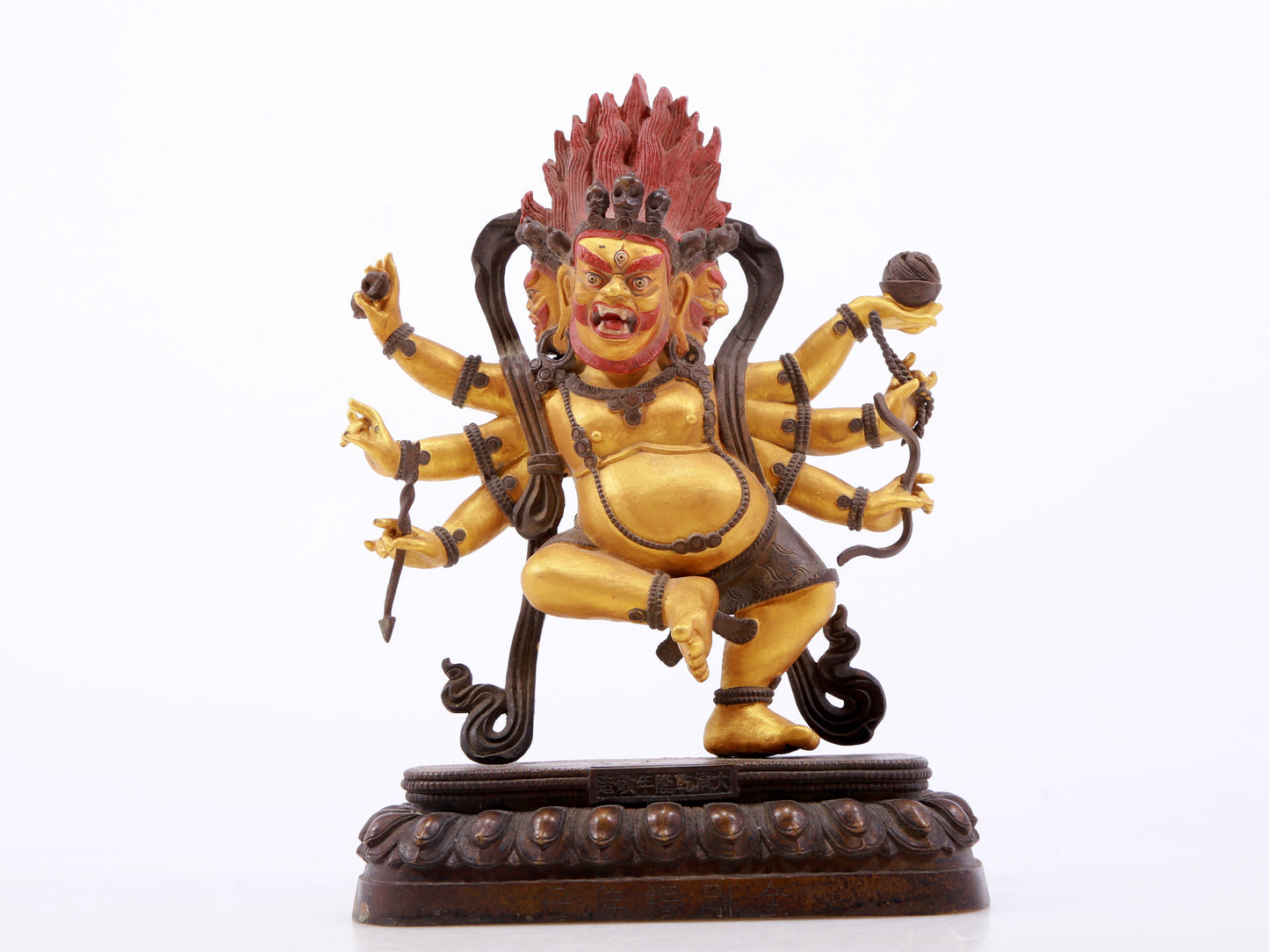 A Magnificent Gilt-Bronze Figure Of Dakini