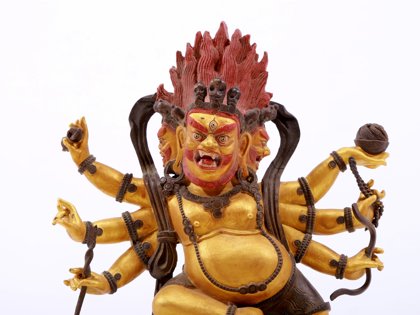 A Magnificent Gilt-Bronze Figure Of Dakini