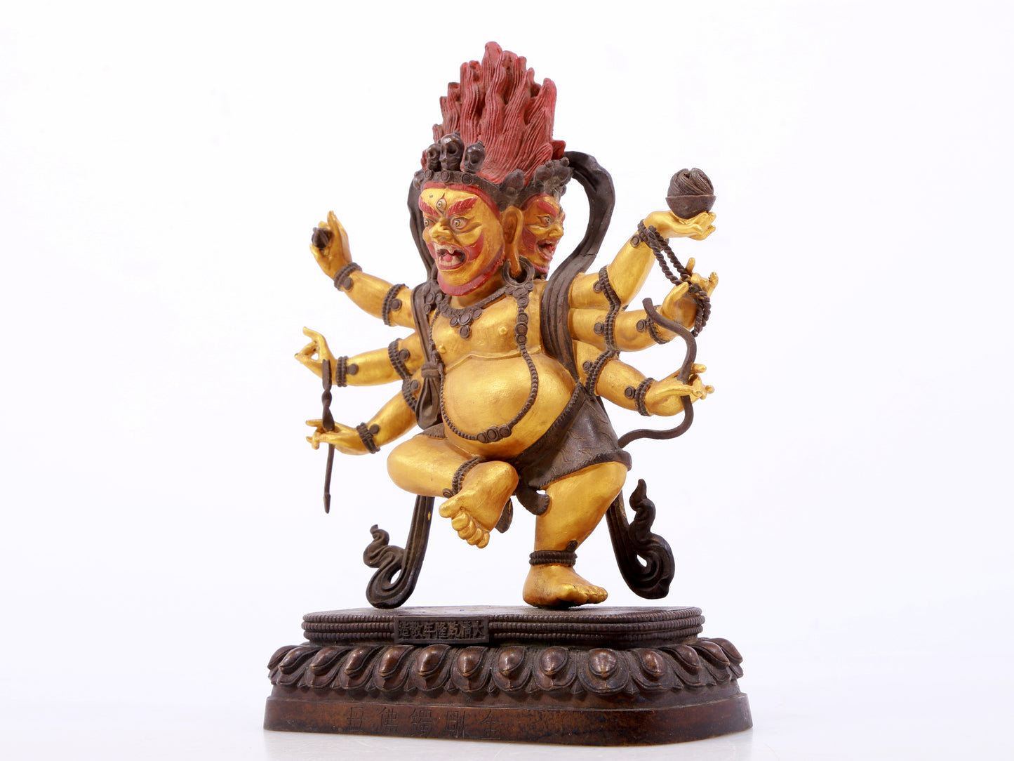 A Magnificent Gilt-Bronze Figure Of Dakini