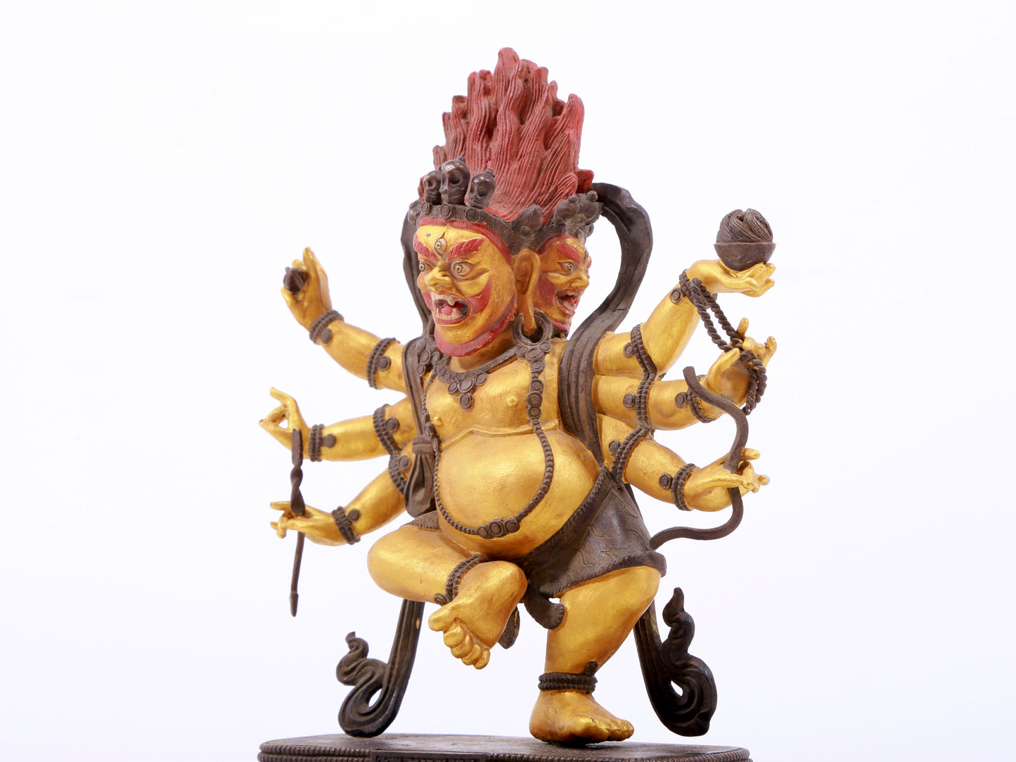 A Magnificent Gilt-Bronze Figure Of Dakini