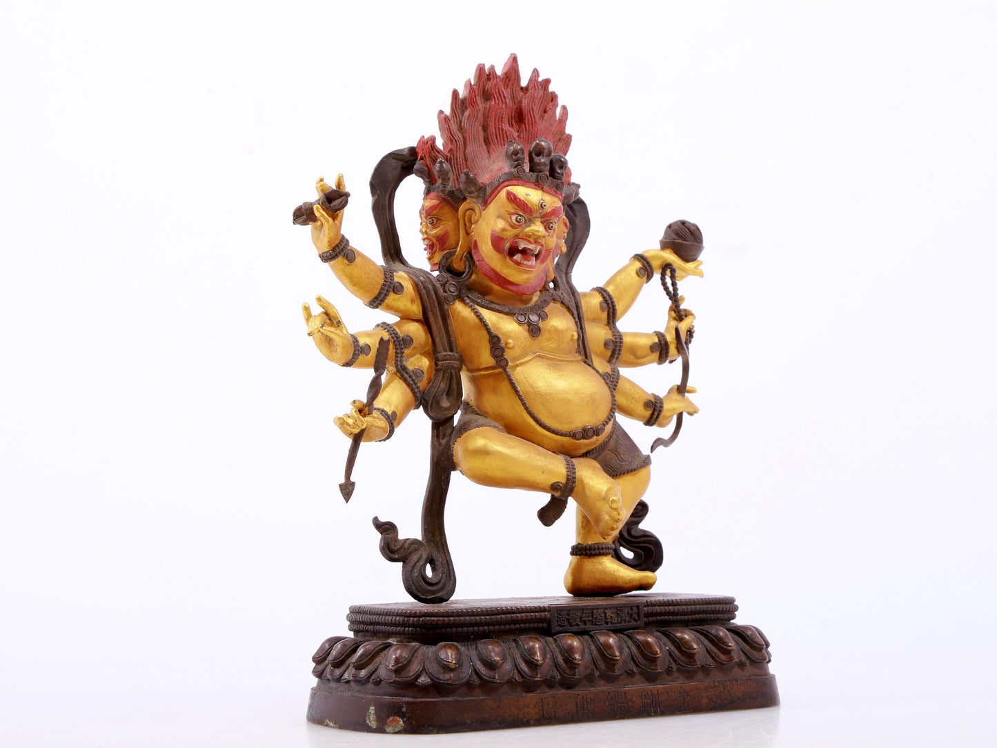 A Magnificent Gilt-Bronze Figure Of Dakini