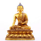 A Magnificent Set Of Three Gilt-Bronze Figures Of Buddha Shakyamuni