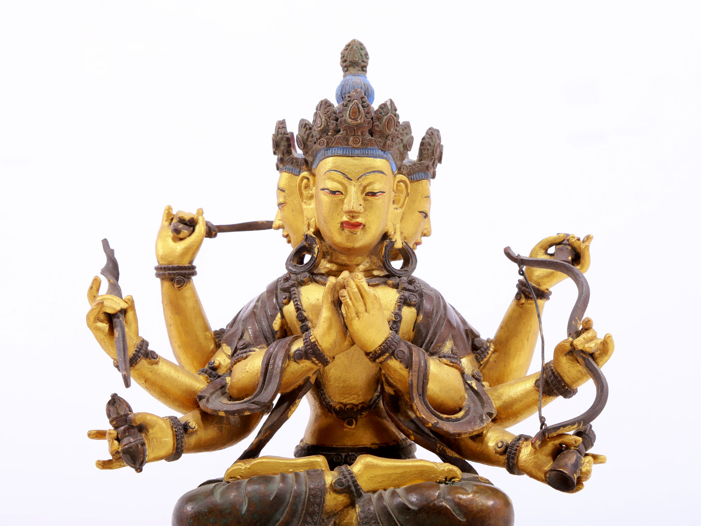 Brilliant Gilt-Bronze Figure Of Dakini