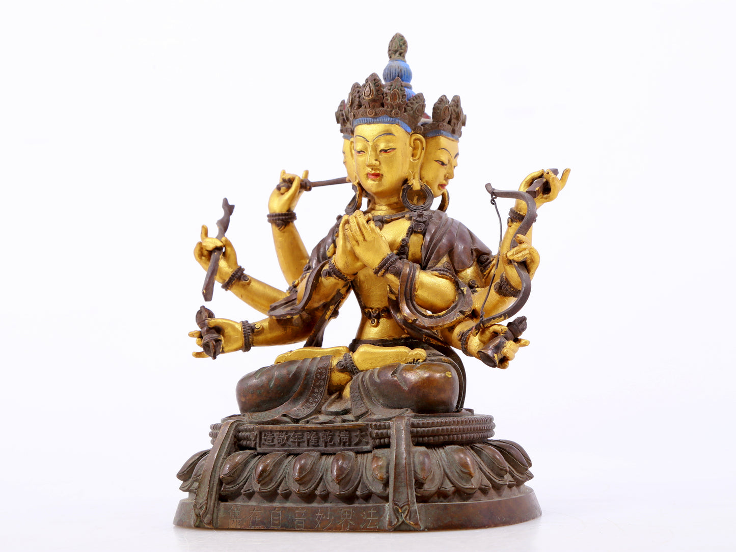 Brilliant Gilt-Bronze Figure Of Dakini