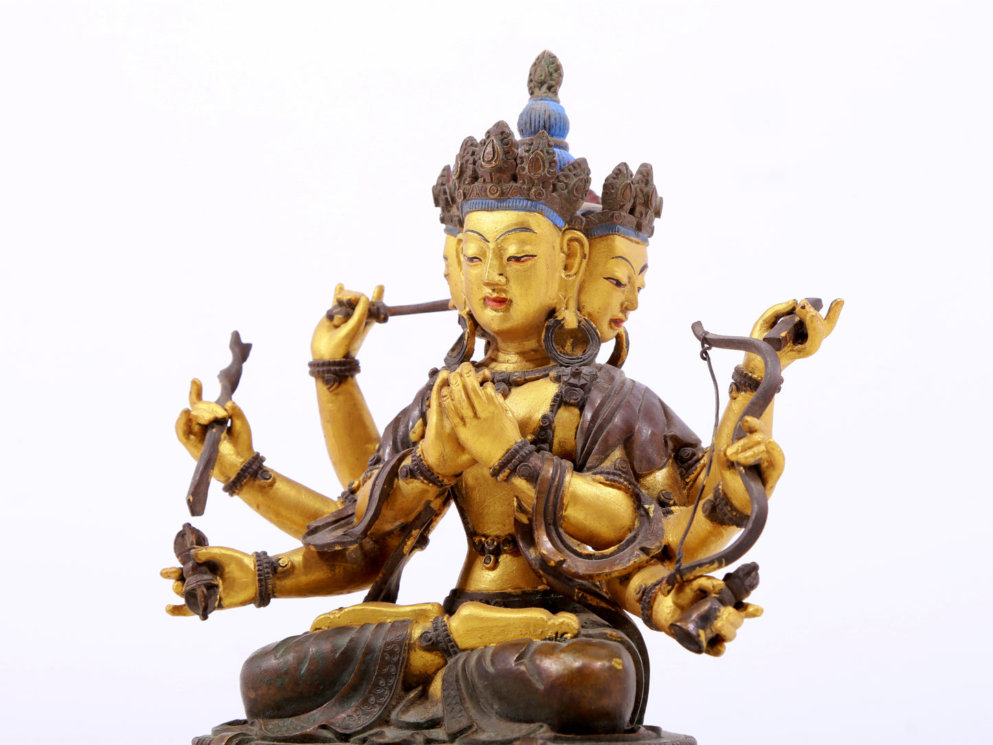 Brilliant Gilt-Bronze Figure Of Dakini