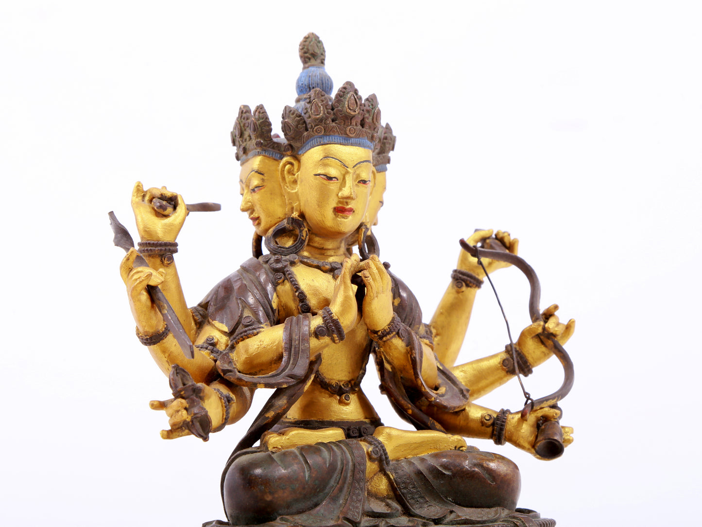 Brilliant Gilt-Bronze Figure Of Dakini