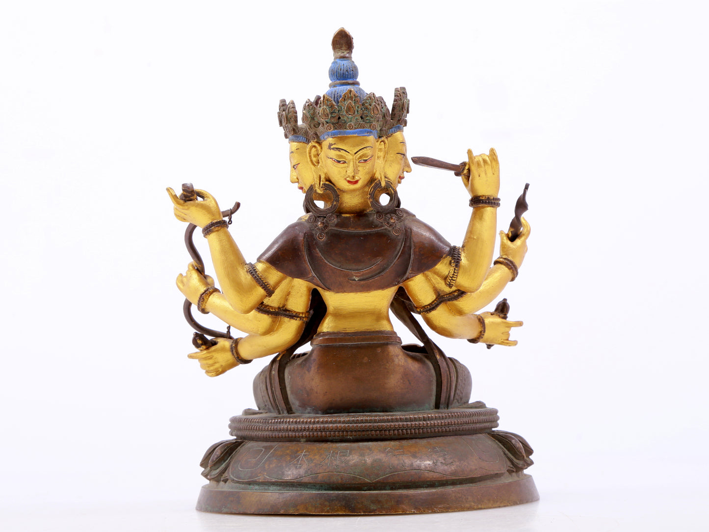 Brilliant Gilt-Bronze Figure Of Dakini