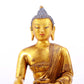 A Magnificent Set Of Three Gilt-Bronze Figures Of Buddha Shakyamuni