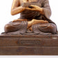 A gilt bronze Arhat statue