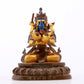 A Splendid Gilt-Bronze Figure Of Manjusri
