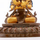 A Splendid Gilt-Bronze Figure Of Manjusri