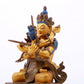 A Splendid Gilt-Bronze Figure Of Manjusri