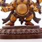 A gilt bronze Vajra statue