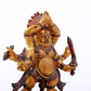 A gilt bronze Vajra statue