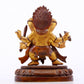 A gilt bronze Vajra statue