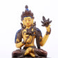 A gilt bronze statue of Vajra Buddha