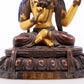 A gilt bronze statue of Vajra Buddha