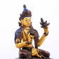 A gilt bronze statue of Vajra Buddha