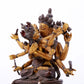 A gilt bronze Vajra statue