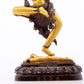 A gilt bronze Vajra statue