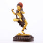 A gilt bronze Vajra statue