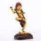 A gilt bronze Vajra statue