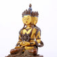 A Magnificent Gilt-Bronze Figure Of Bodhisattva