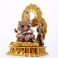 A Splendid Gilt-Bronze Silver Figure Of Mahasiddha