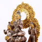 A Splendid Gilt-Bronze Silver Figure Of Mahasiddha