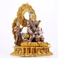 A Splendid Gilt-Bronze Silver Figure Of Mahasiddha