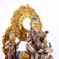 A Splendid Gilt-Bronze Silver Figure Of Mahasiddha