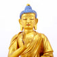 A gilt bronze statue of Gautama Buddha