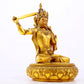 A gilt bronze statue of Manjushri Bodhisattva