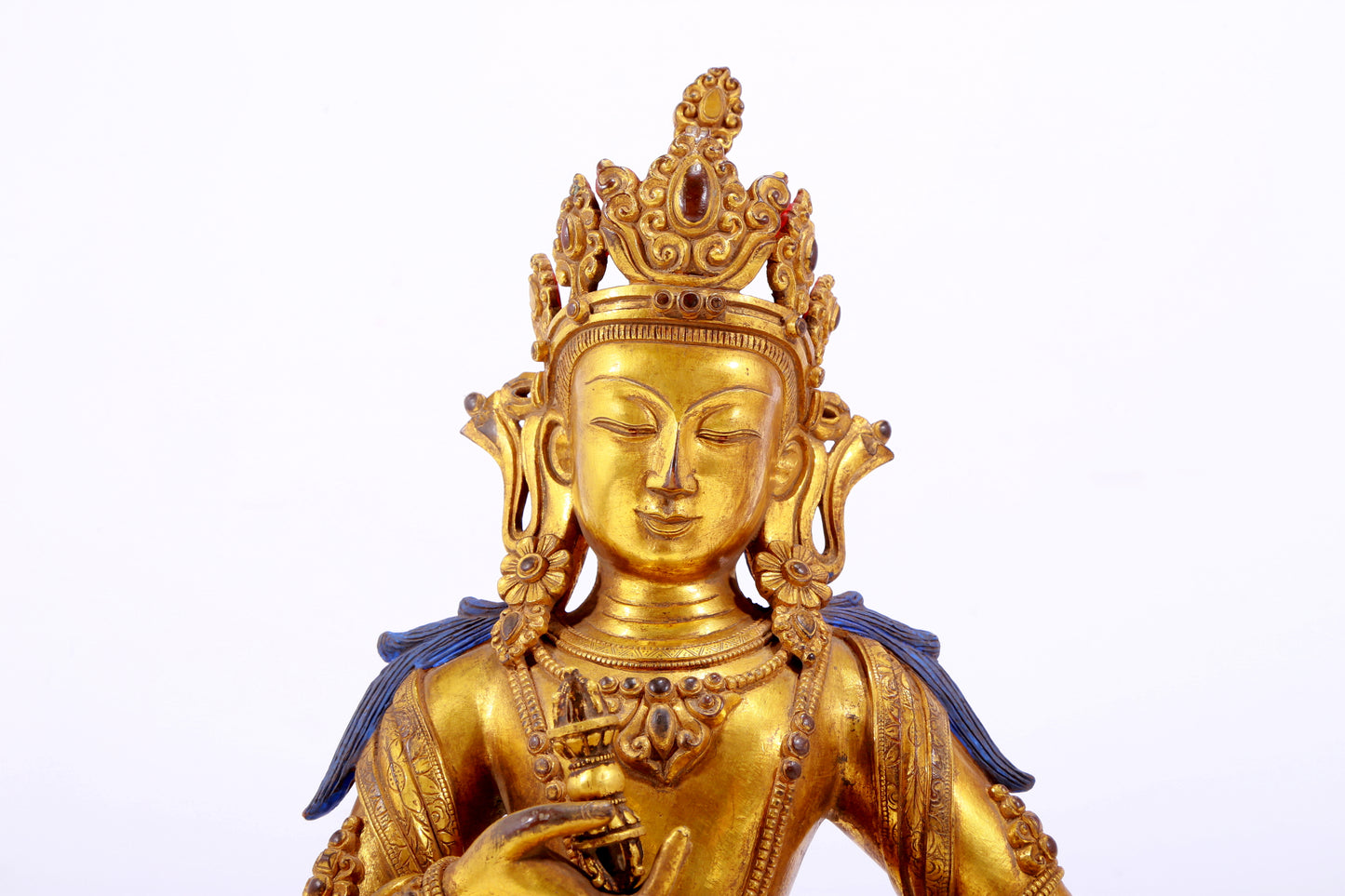 A Splendid Gilt-Bronze Figure Of Vajrasattva